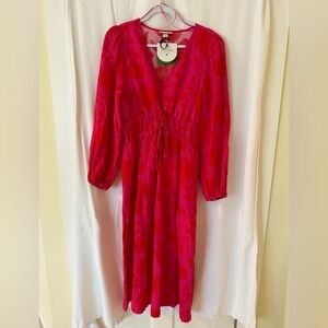 Kate Spade Vibrant Pink Floral Dress